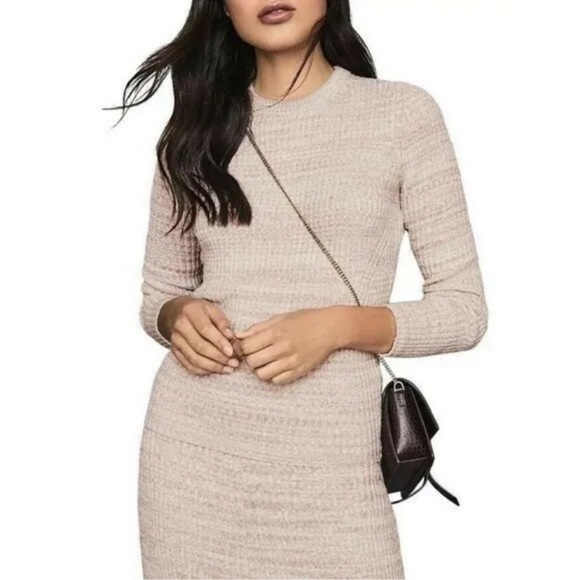 NWT Reiss Suri Wool Blend pink Jumper sweater Large $240 - Picture 6 of 11